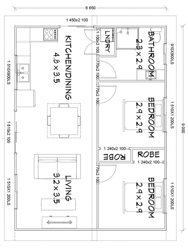 Banksia Granny Flat with 2 Bedrooms